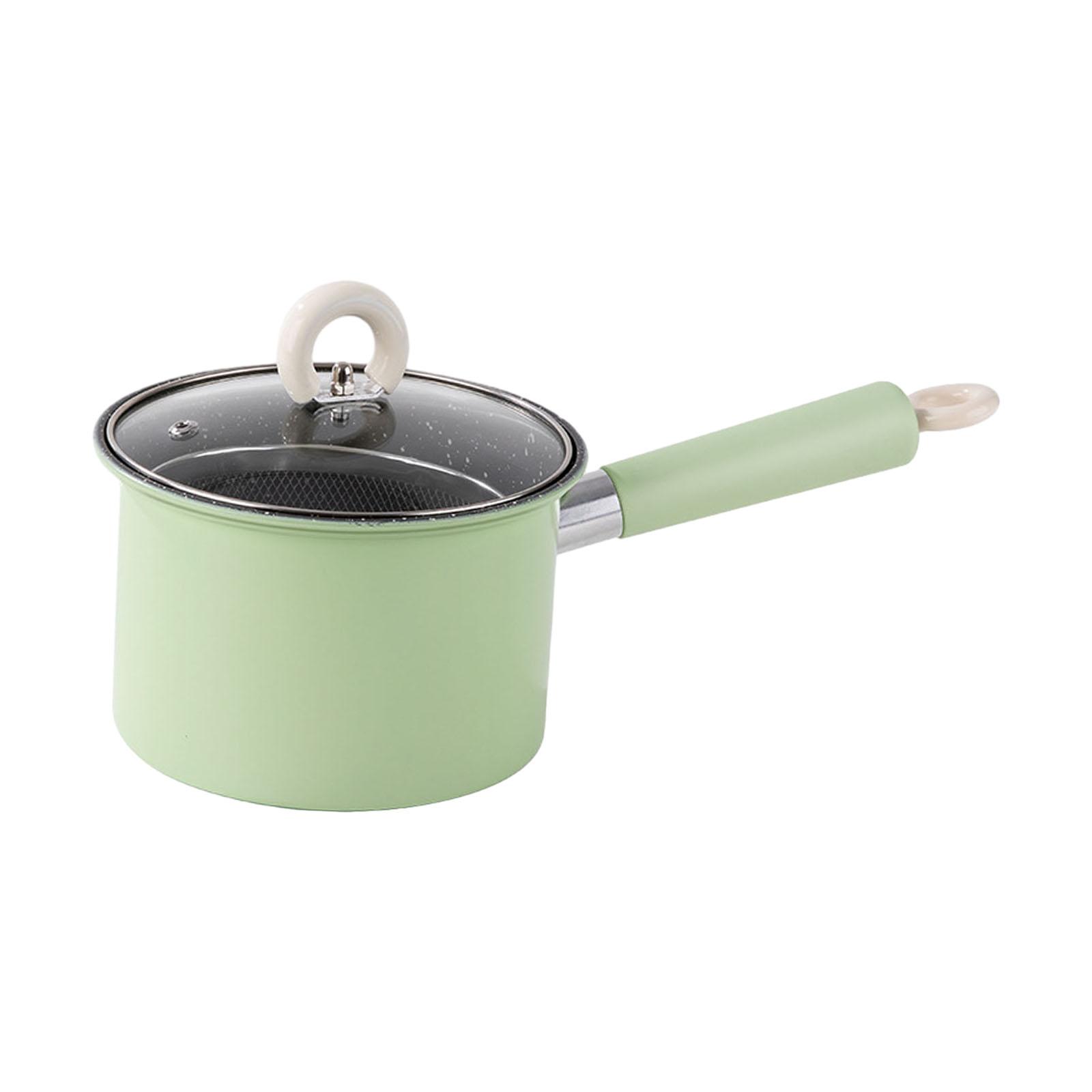 Camping Cooking Pot With Lid - Deep Frying Pot for Most Stovetops
