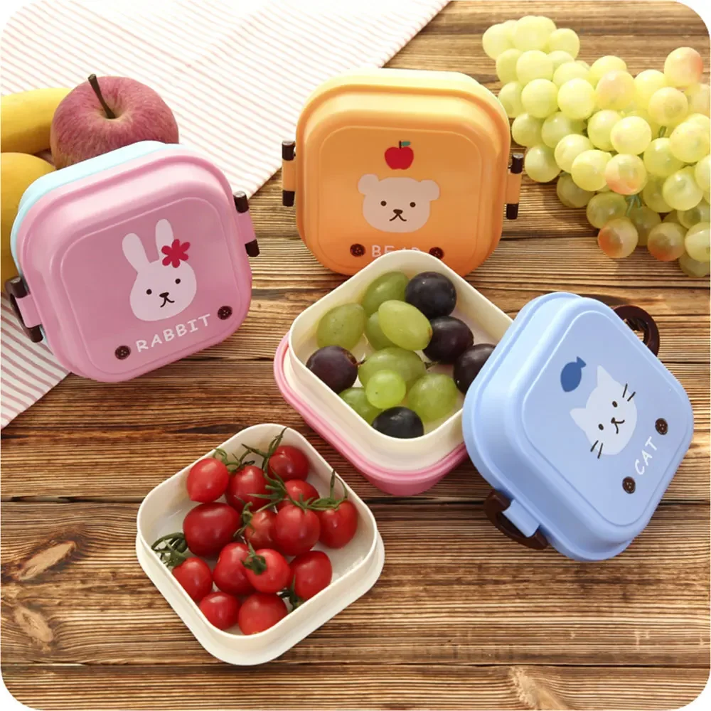 Camping Cooking Gifts - Children's Mini Cute Cartoon Food Storage