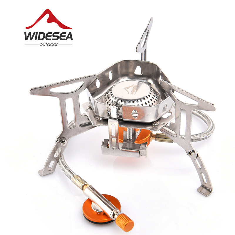 Camping Cooking Canister - Split-type portable windproof gas stove, detachable