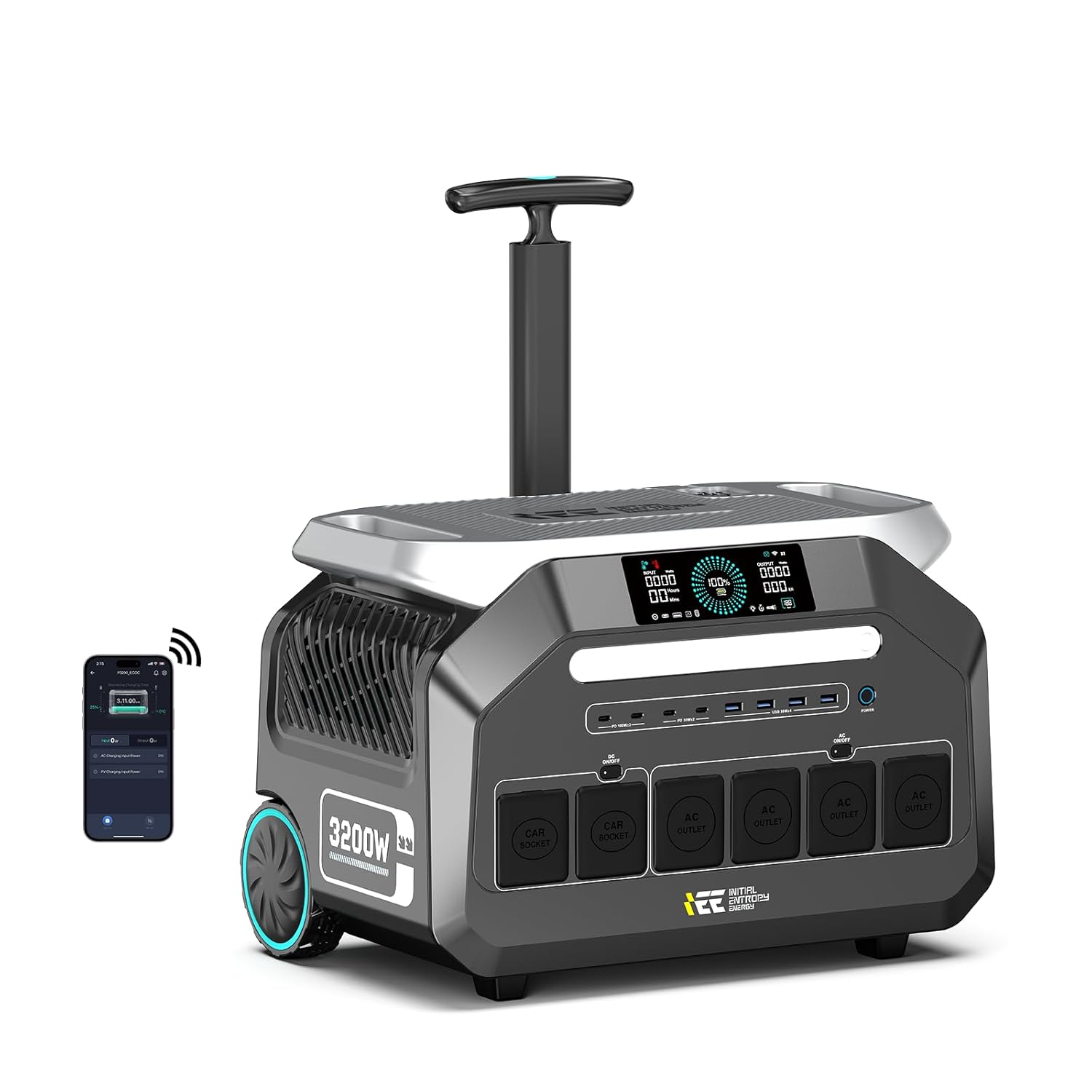 Camping Cooking Electric - IEE 3200W Portable Power Station P3200,