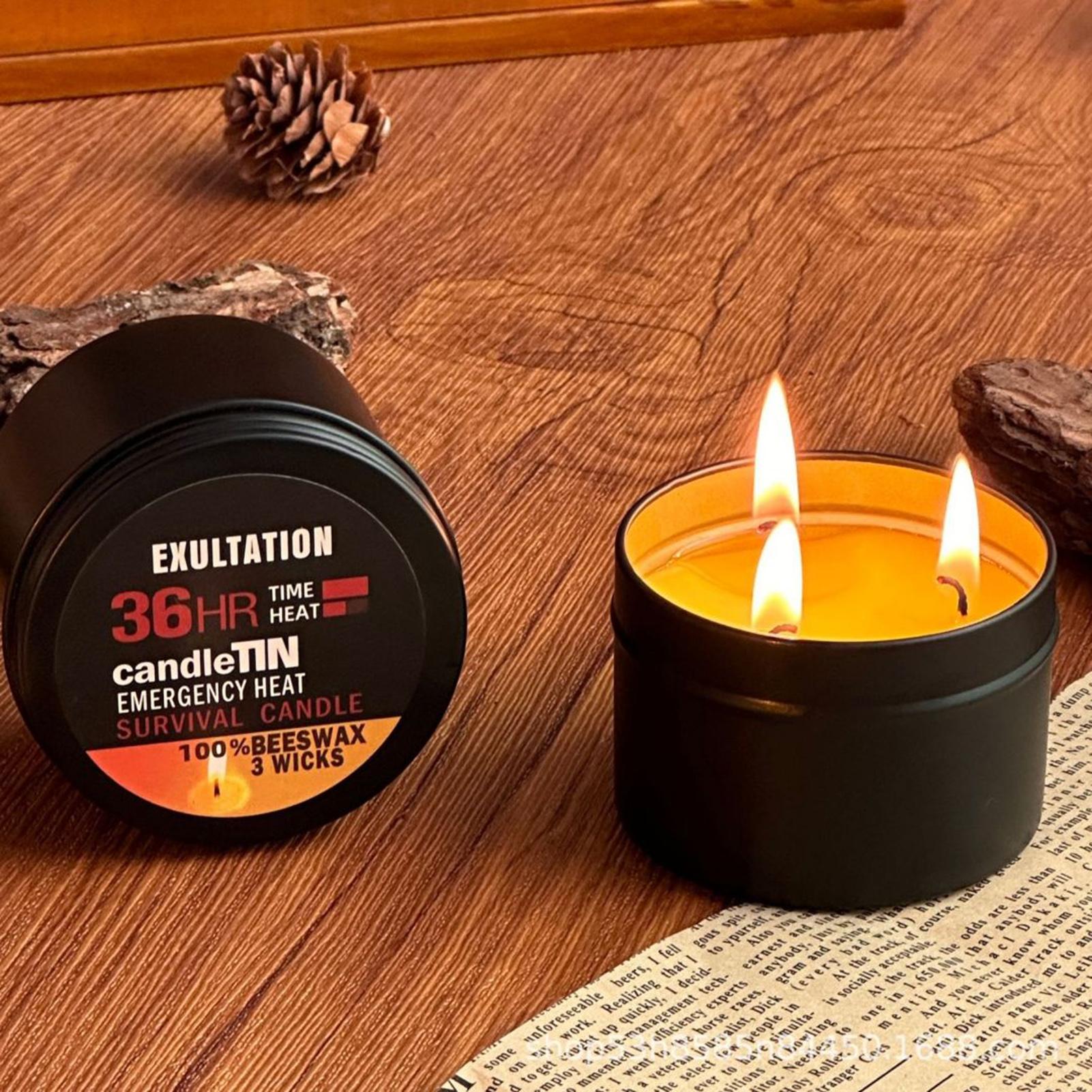 Camping Cooking Fire - Long Burning Candles Camping Candle With
