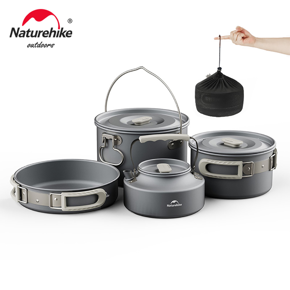 Camping Cooking Set Jetboil - Naturehike Camping Cookware Kit Outdoor Frying