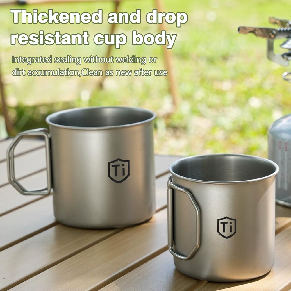 Camping Cooking Set Jetboil - Camping Mug Titanium Cup Tourist Tableware