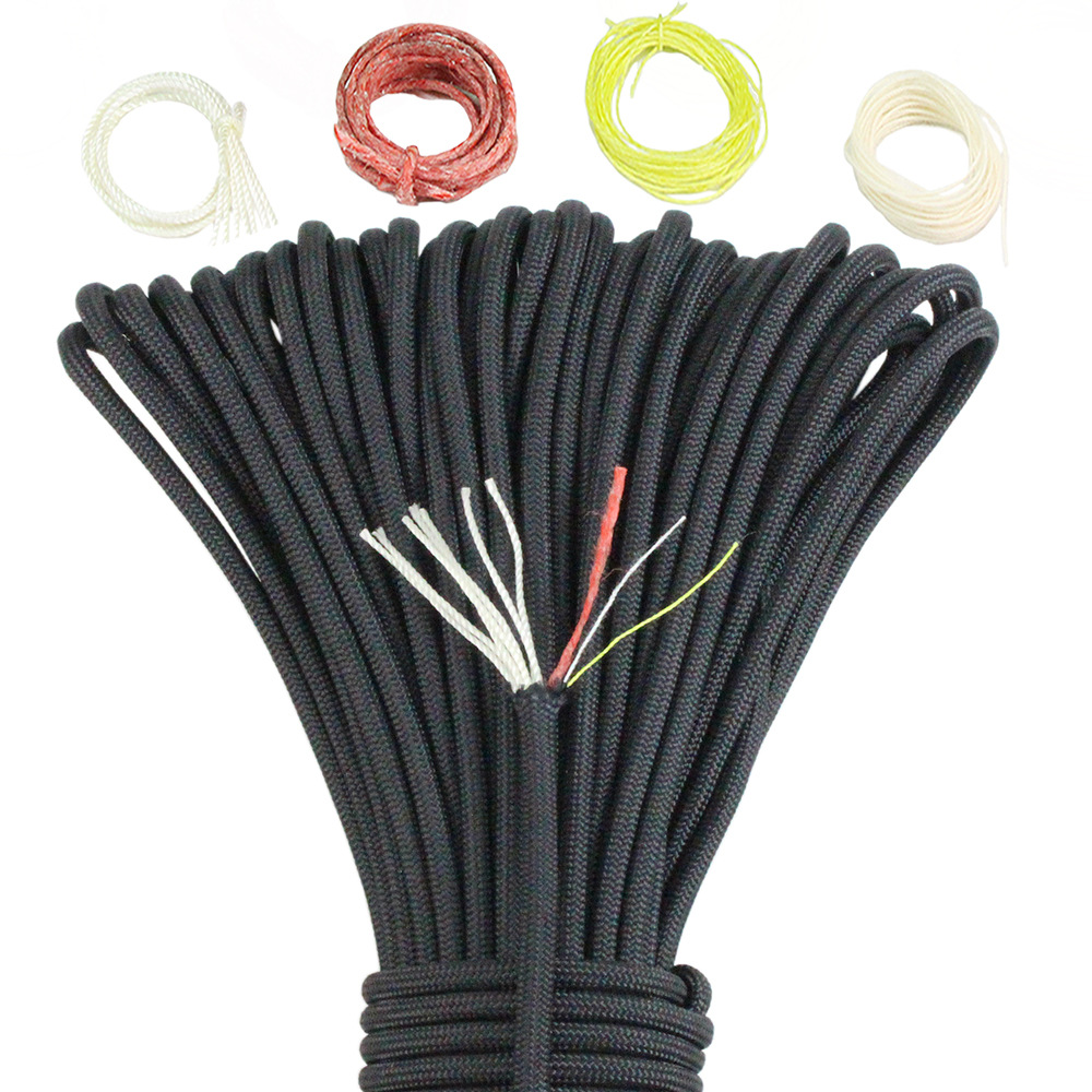 Camping Cooking Fire - 10-core Paracord 550 4mm Outdoor Camping
