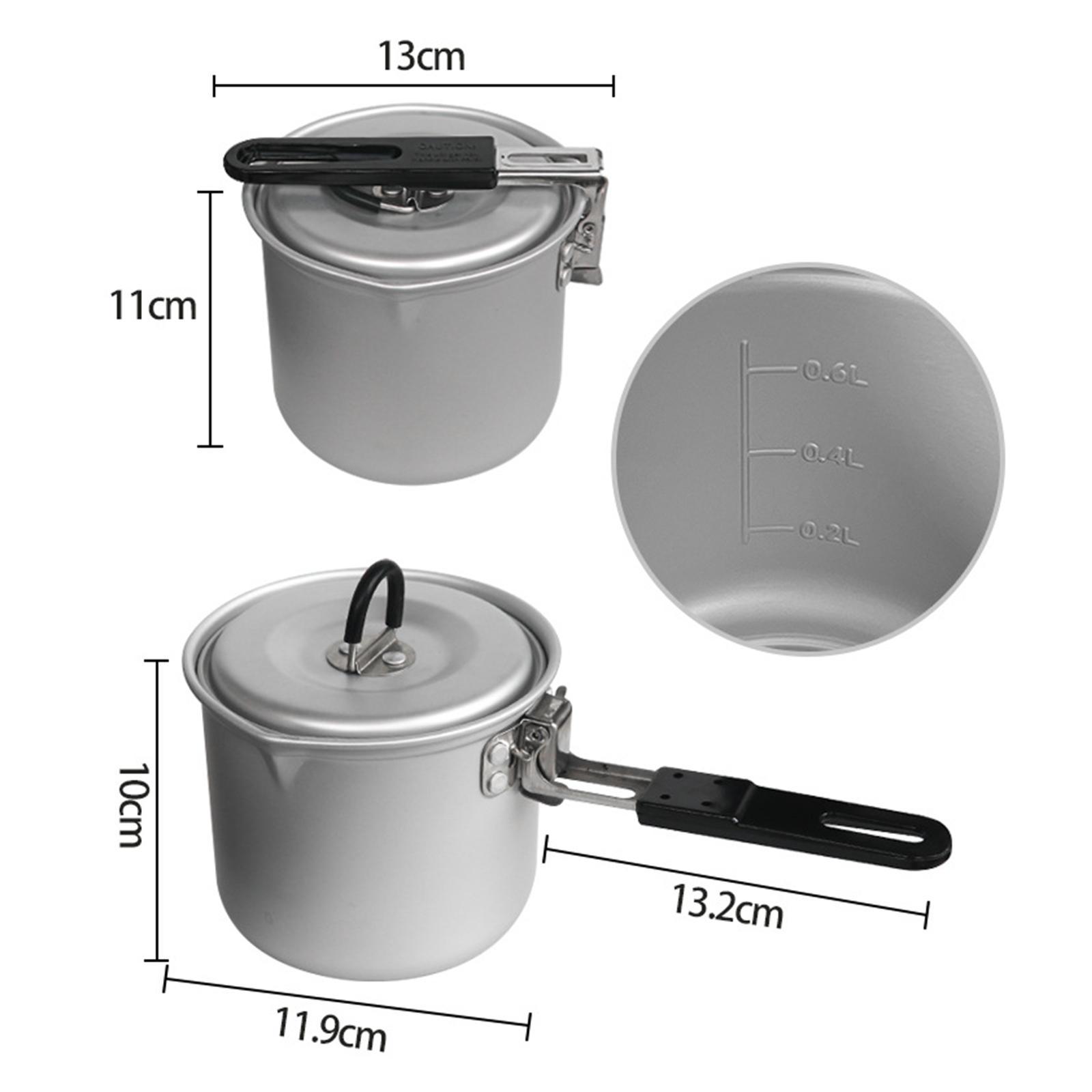 Camping Cooking Gifts - Camping Pot with Folding Handle Versatile