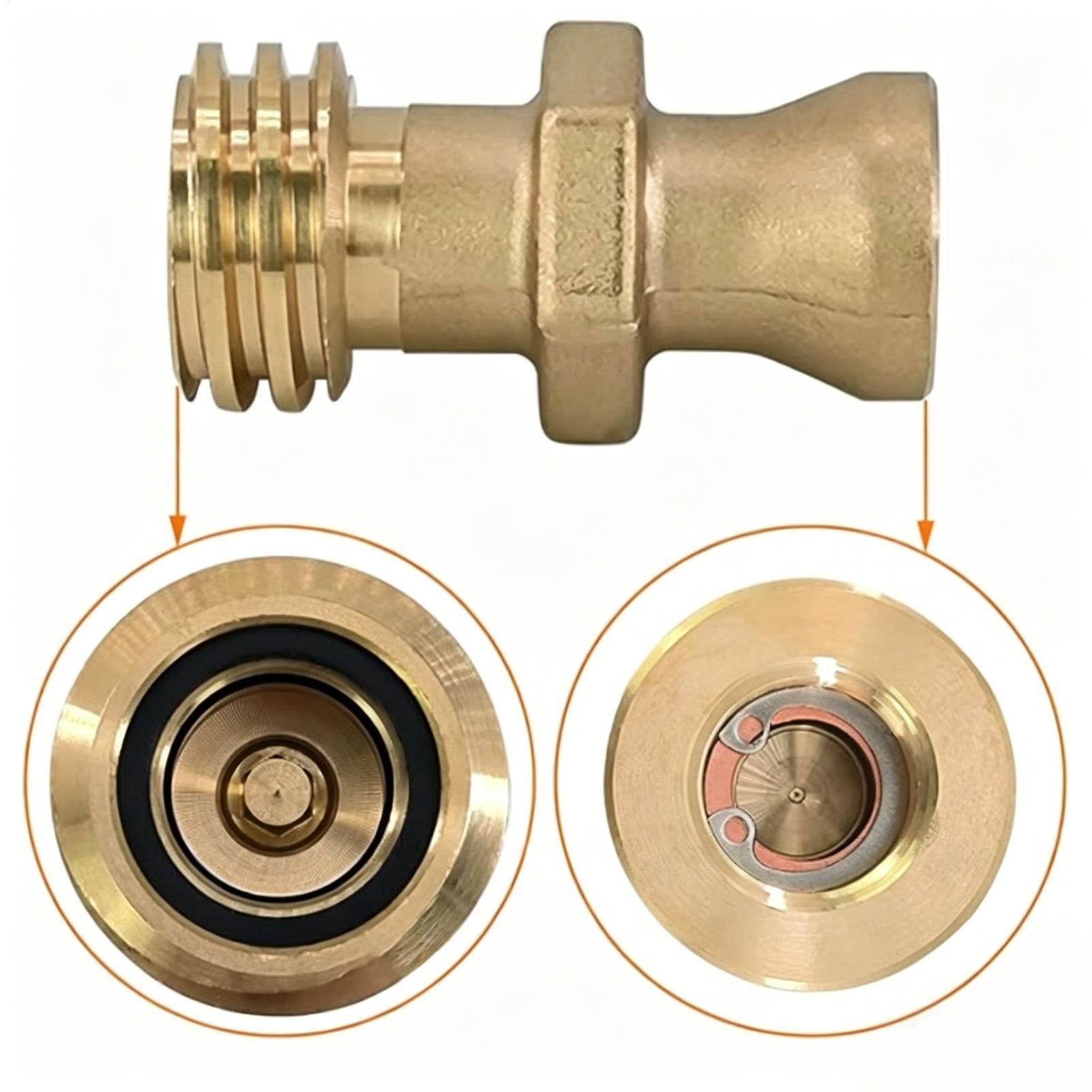 Cooking Outdoor Camping - Propane Tank Fittings Male Brass Valve