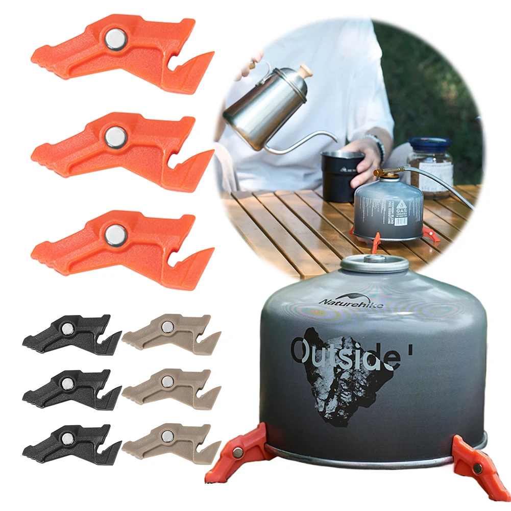 Camping Cooking Canister - Magnetic Tripod Gas Tank Bracket Multifunctional