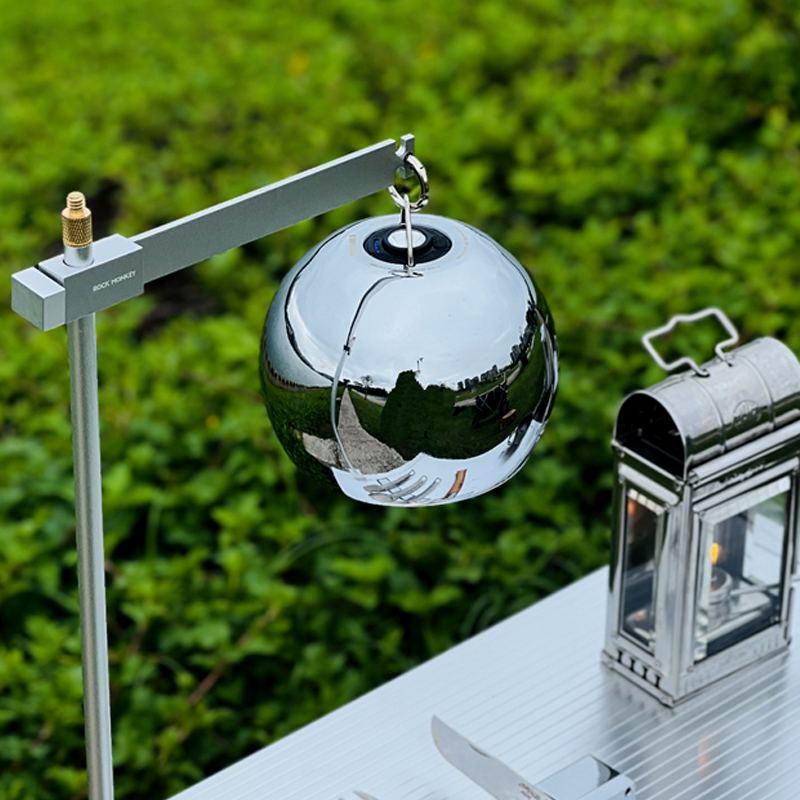 Camping Cooking Utensil Holder - Spherical camping lampshade suitable for camping