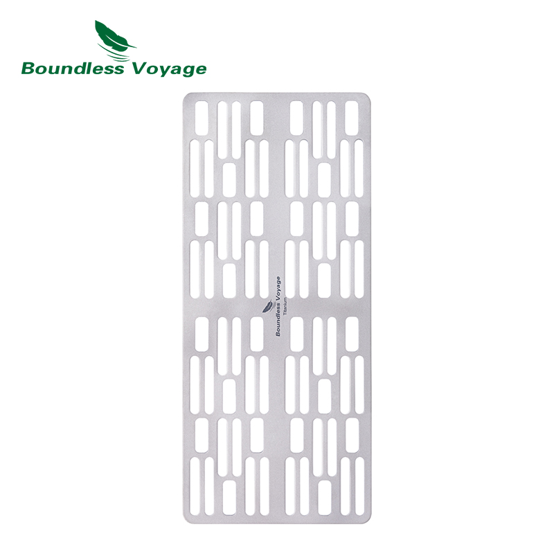 Camping Cooking Ware - Boundeless Voyage Outdoor Camping Titanium Charcoal
