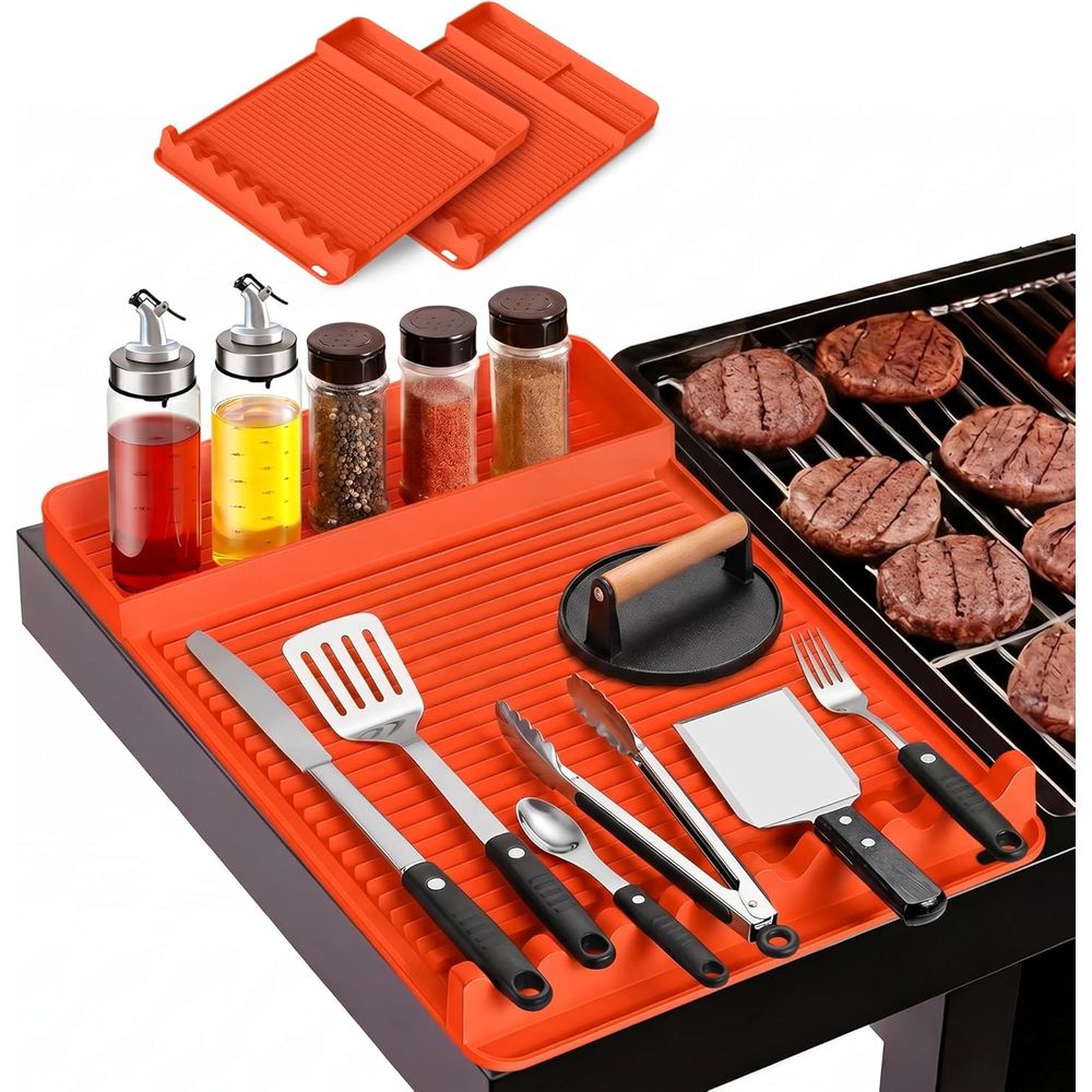 Camping Cooking Tools - Heat Resistant Silicone Grill Mat -