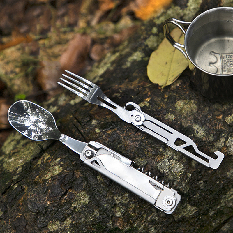 Multi-function Camping Fork Sp - Camping Cooking Set Jetboil ulasan dan harga