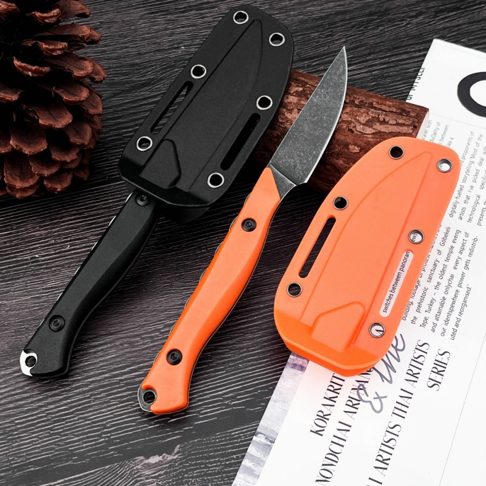 15700 Outdoor Camping Essentia - Camping Cooking Knife With Sheath ulasan dan harga