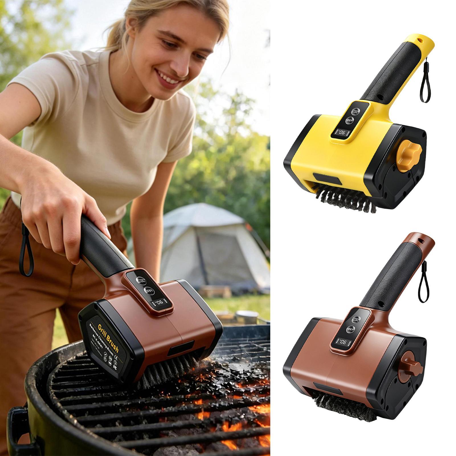 Electric Grill Cleaner 2 Power - Camping Cooking Grate ulasan dan harga