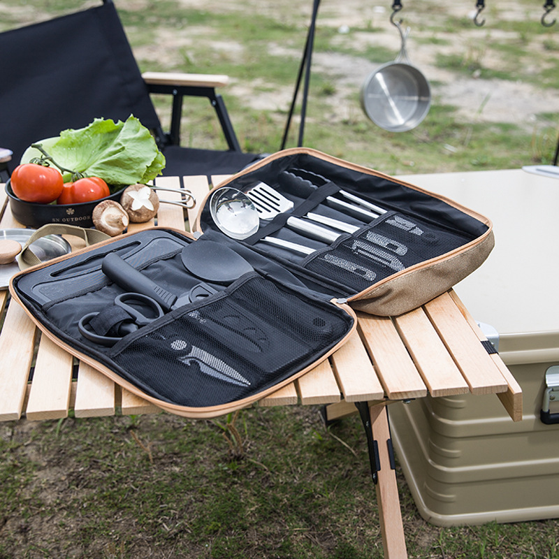 8pcs Camping Kitchen Cookware  - Camping Cooking Ware ulasan dan harga