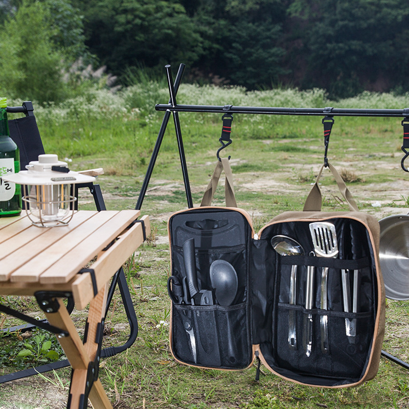 8pcs Camping Kitchen Cookware  - Camping Cooking Ware ulasan dan harga