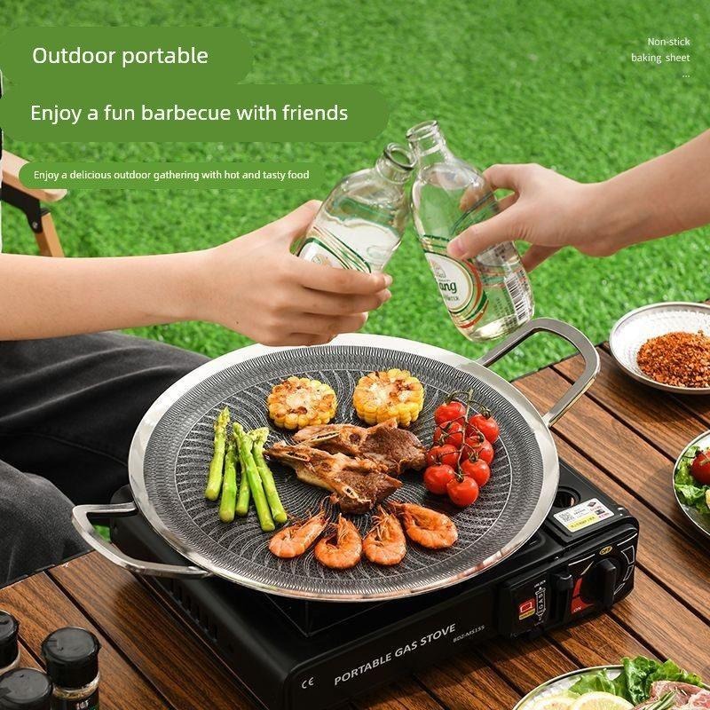 316 Stainless Steel Multifunct - Camping Cooking Fire ulasan dan harga