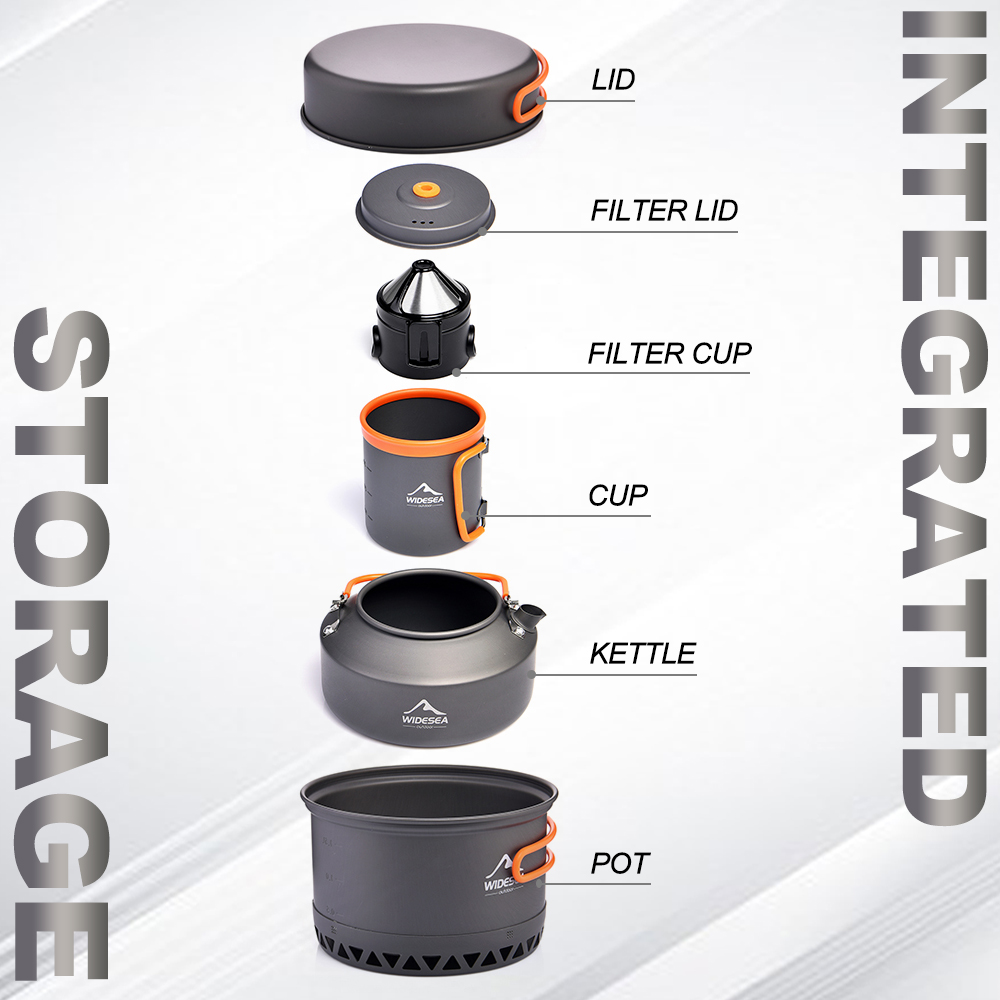 Camping Tableware Outdoor Cook - Camping Cooking Pot Set ulasan dan harga