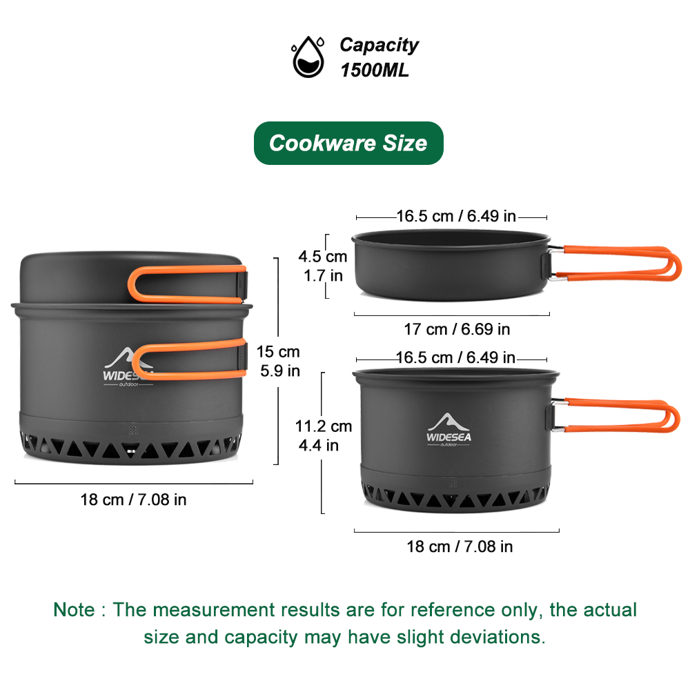 Camping Tableware Outdoor Cook - Camping Cooking Pot Set ulasan dan harga