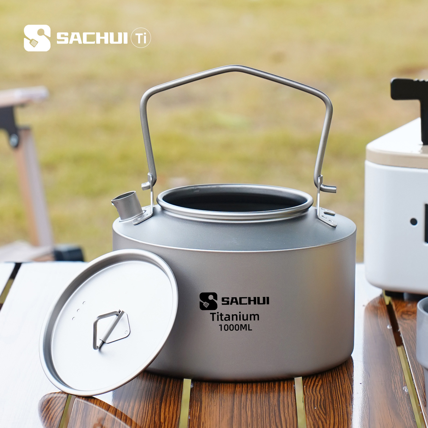 1000ML Pure Titanium Kettle Ou - Camping Outdoor Cooking Equipment ulasan dan harga