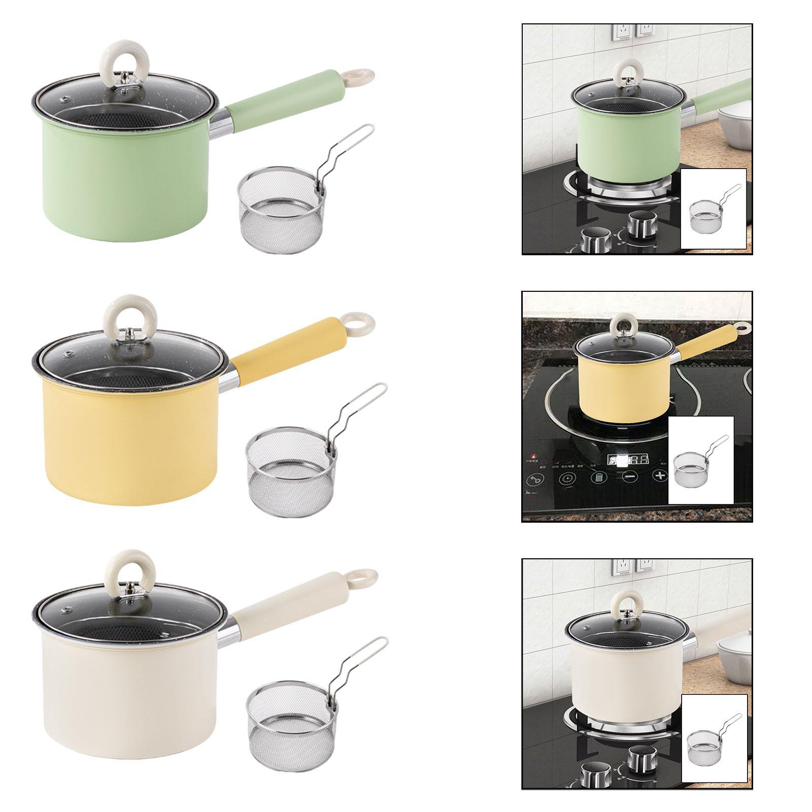 Deep Frying Pot for Most Stove - Camping Cooking Pot With Lid ulasan dan harga