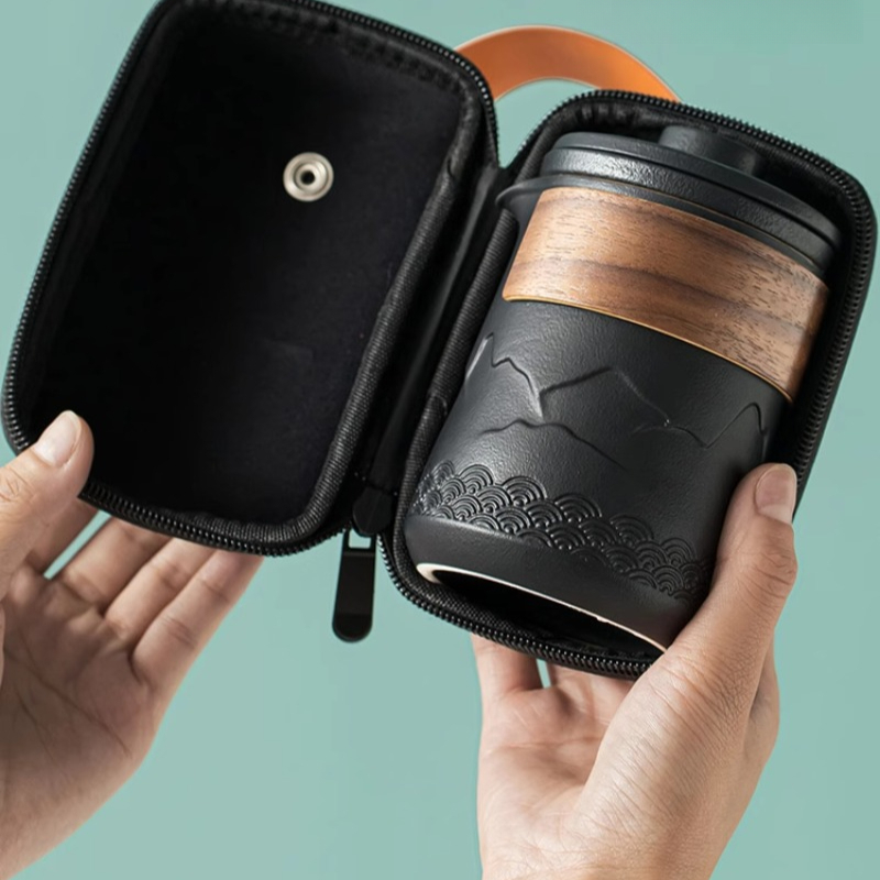 Portable Travel Tea Set One Po - Camping Cooking Utensil Set ulasan dan harga