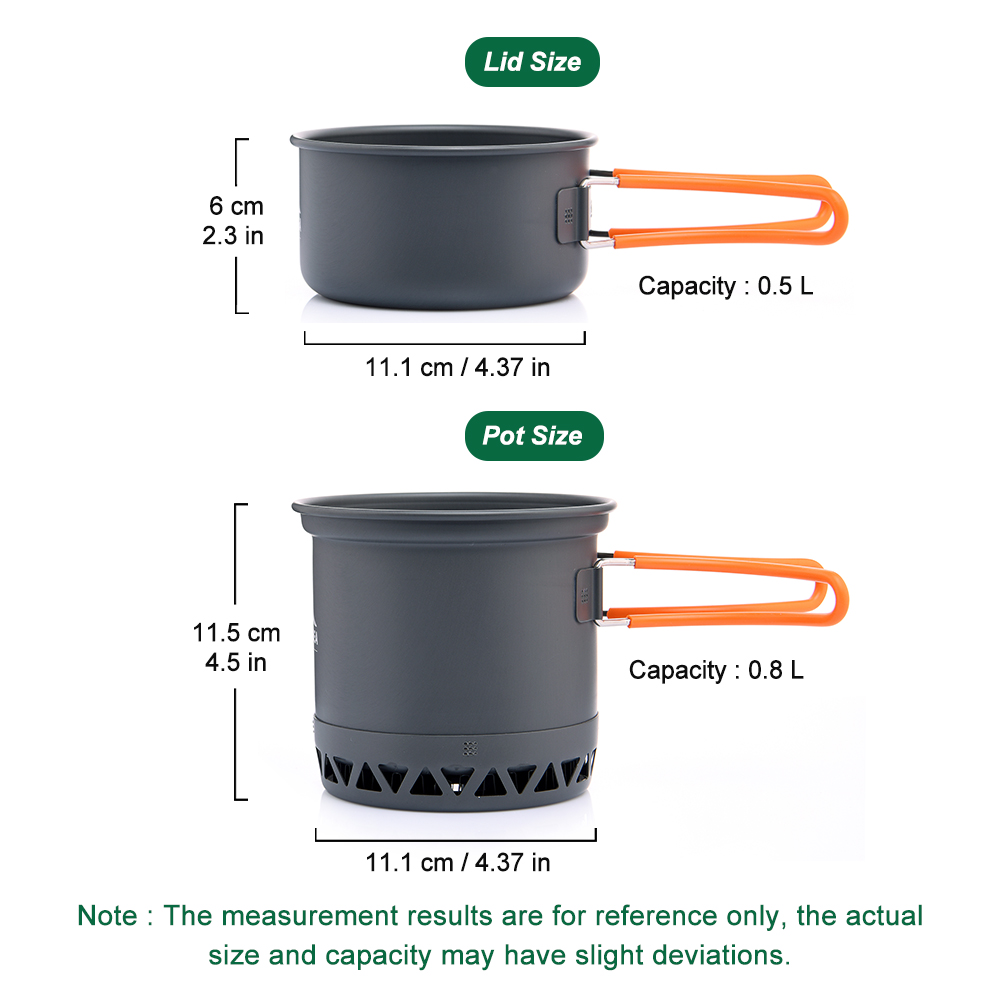 Outdoor Camping Pot 1.3L 2.3L  - Camping Cooking Set Jetboil ulasan dan harga