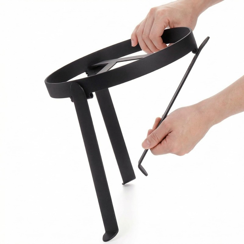 FSTE-Tripod Stand For Cast Iro - Camping Cooking Fire ulasan dan harga