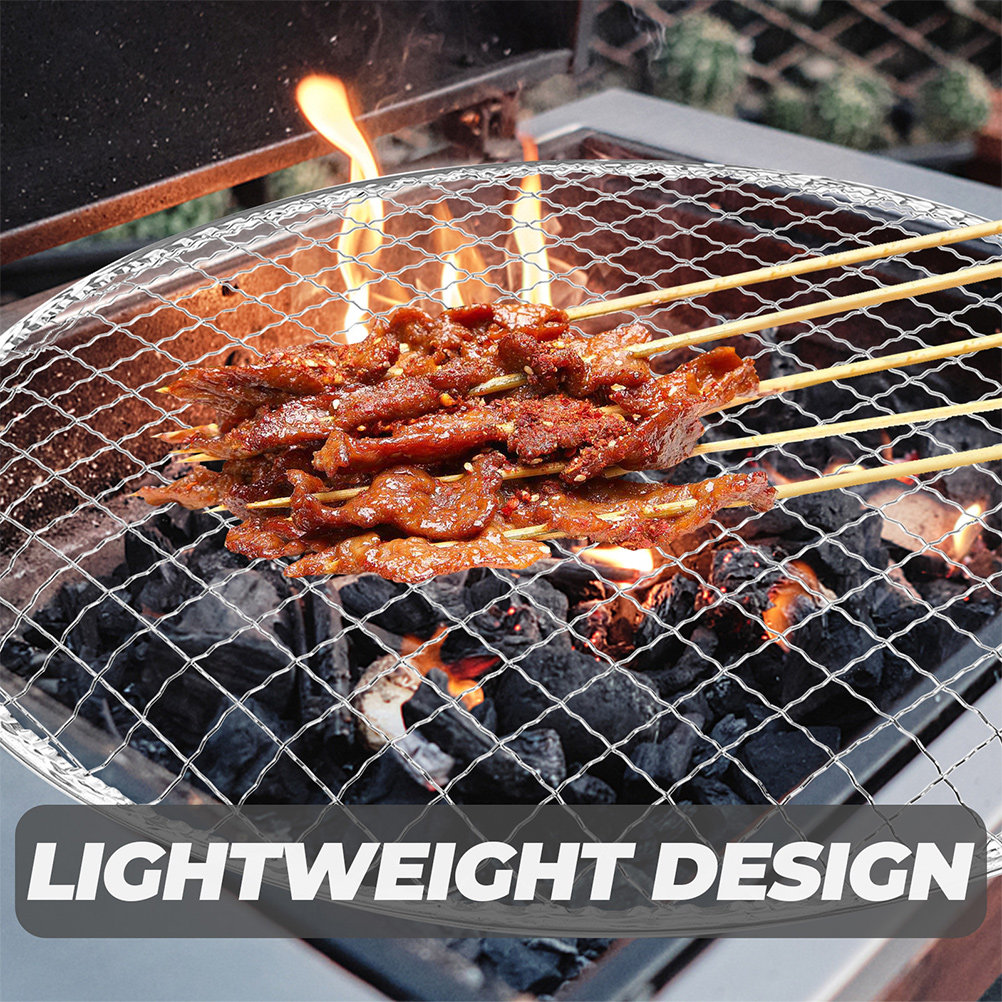 10Pcs Bbq Grill Mesh Fire Pit  - Camping Cooking Fire ulasan dan harga