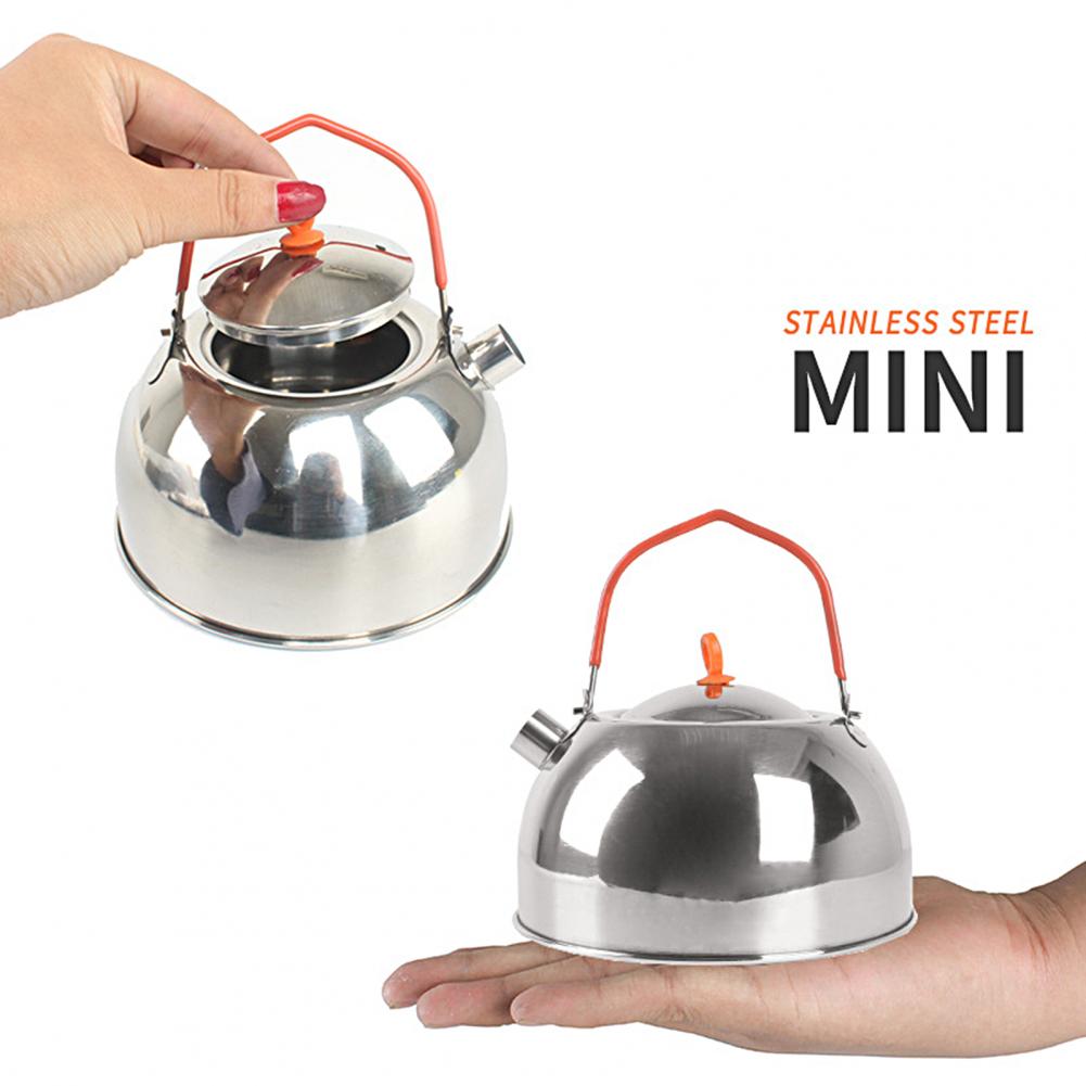 600ml Mini Camping Kettle 304  - Camping Cooking Ware ulasan dan harga