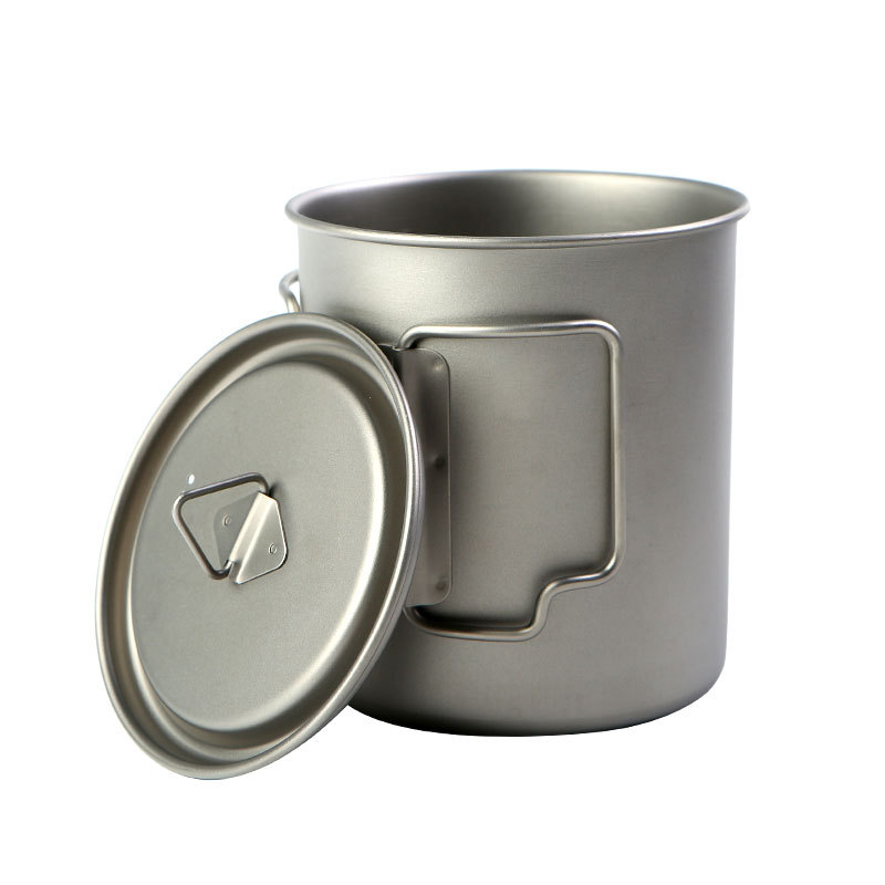 Camping Titanium Cups 450ml 55 - Camping Cooking Ware ulasan dan harga
