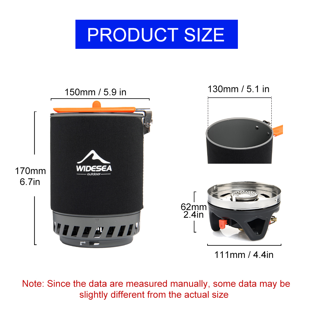 Widesea Camping Cooking System - Camping Cooking Pot Set ulasan dan harga