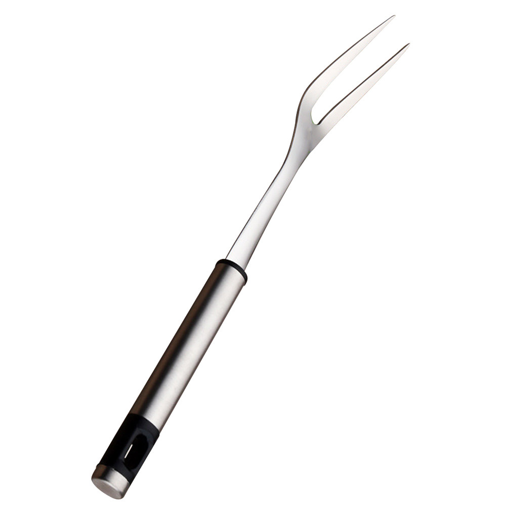 Stainless Steel Bbq Fork Heavy - Camping Cooking Tools ulasan dan harga