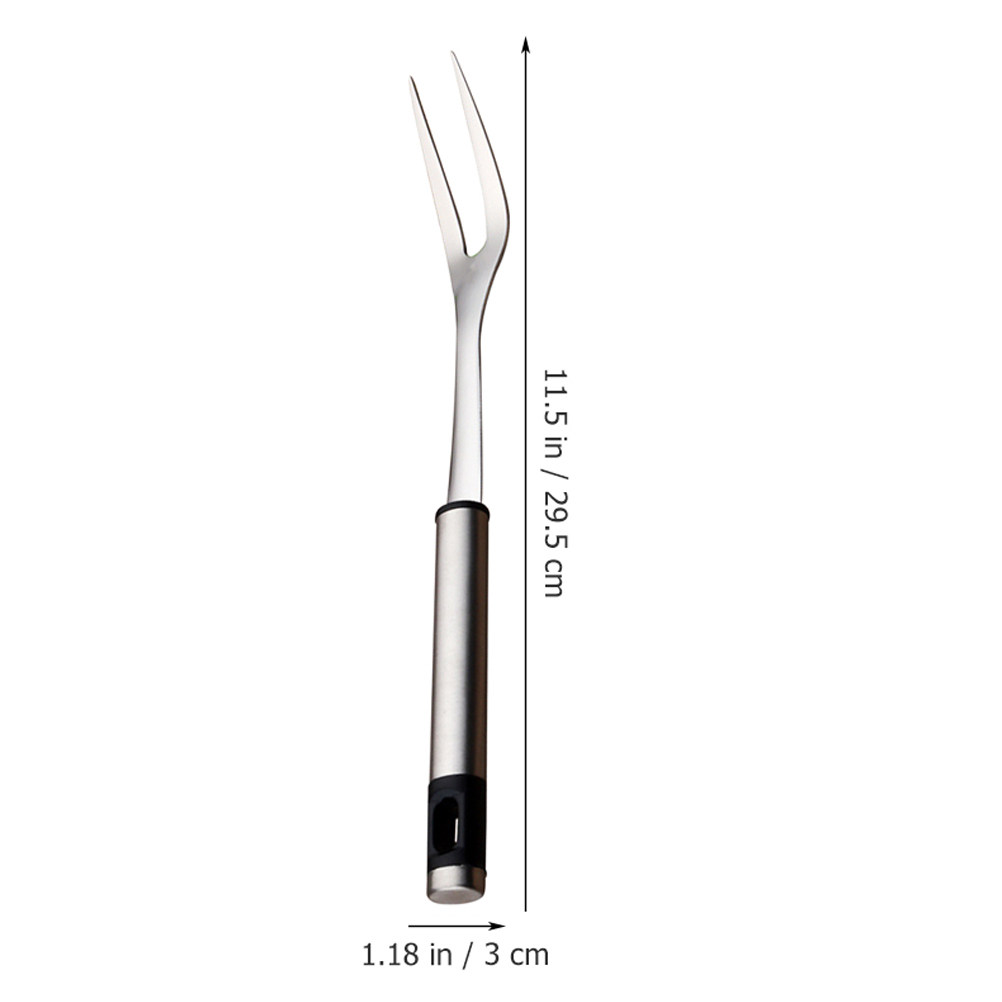 Stainless Steel Bbq Fork Heavy - Camping Cooking Tools ulasan dan harga