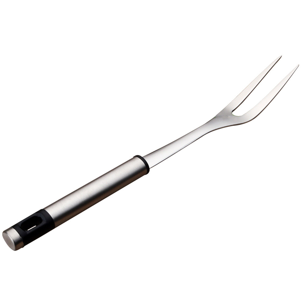 Stainless Steel Bbq Fork Heavy - Camping Cooking Tools ulasan dan harga