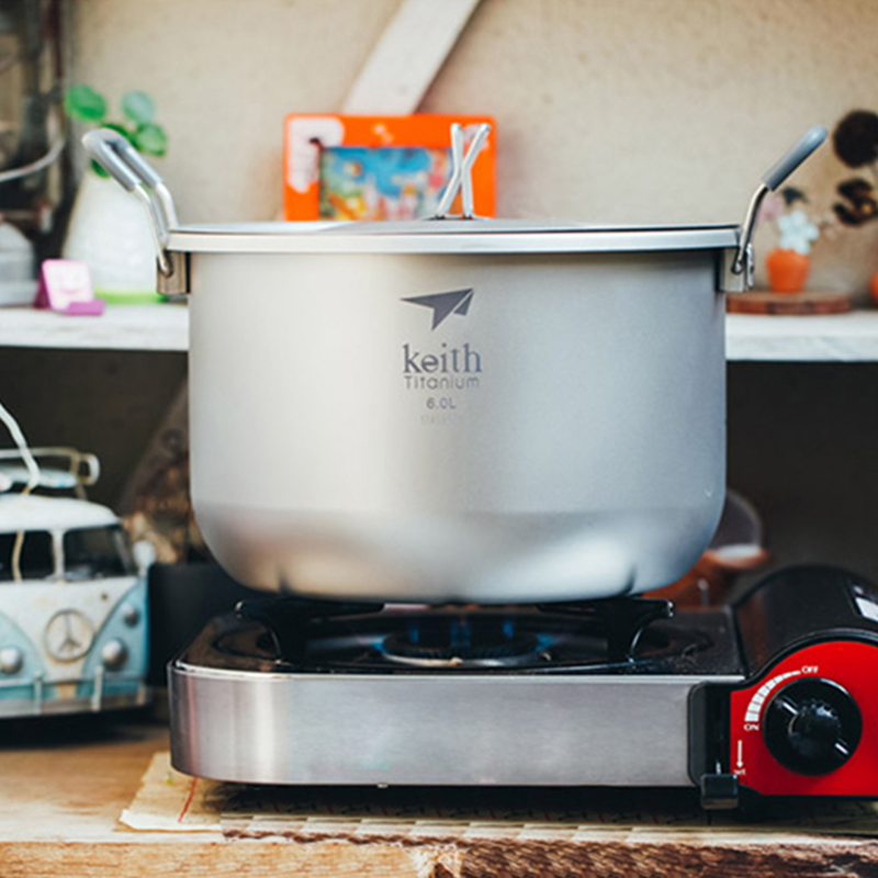 Keith-Camping Cooking Set, Tit - Camping Cooking Pot Set ulasan dan harga