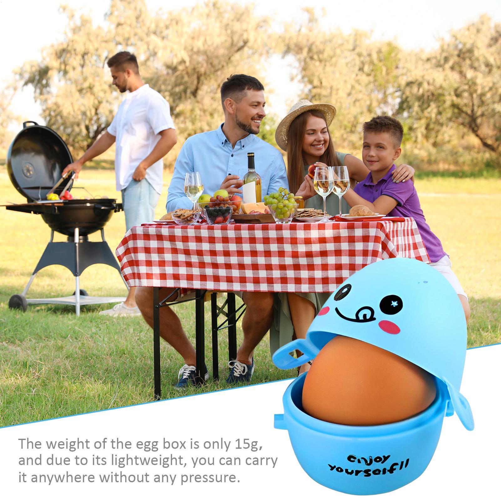 Camping Egg Holder Cartoon Egg - Camping Cooking Utensil Holder ulasan dan harga