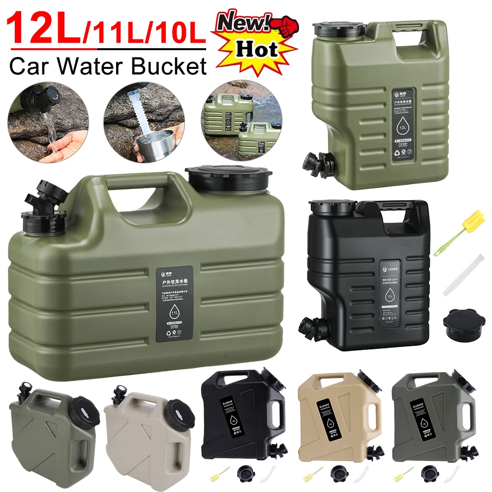 10/11/12L Car Water Bucket Lar - Camping Cooking Container ulasan dan harga