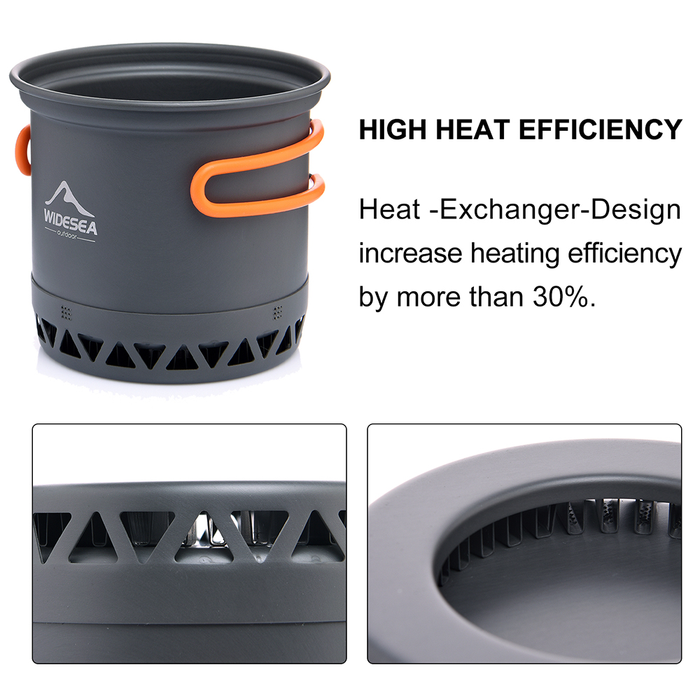 Widesea Camping 1.3L 2.3L Cook - Camping Cooking Set Jetboil ulasan dan harga