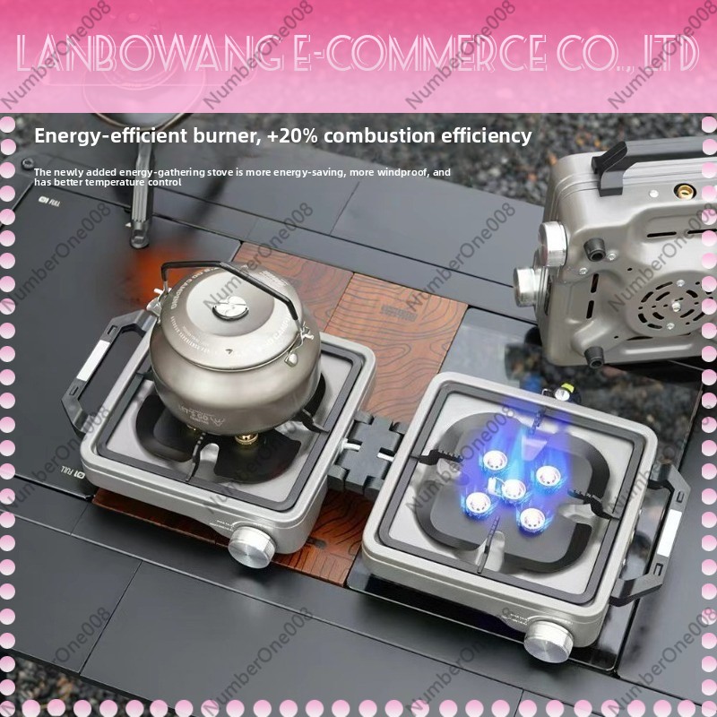 Outdoor Dual Burner High Power - Camping Cooking Fire ulasan dan harga
