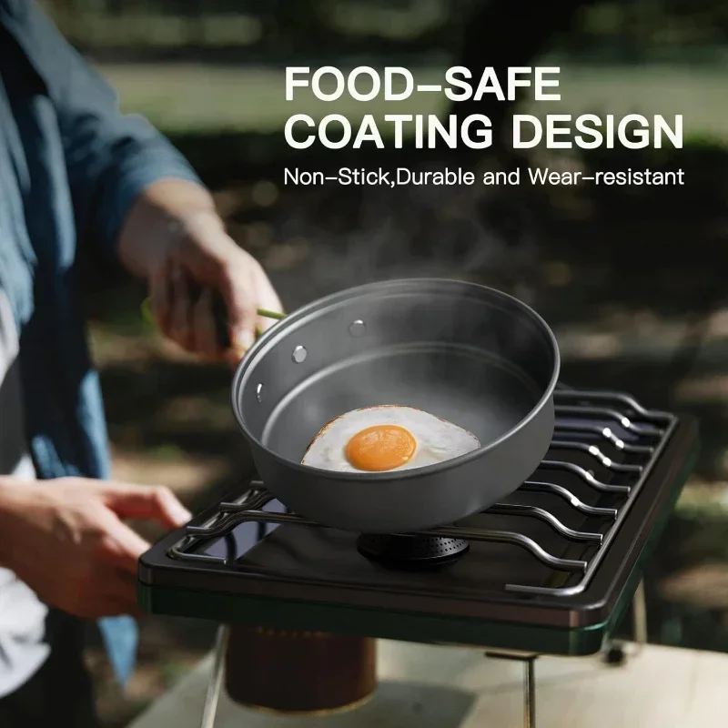 Camping Cooking Set, Outdoor K - Camping Cooking Pot Set ulasan dan harga