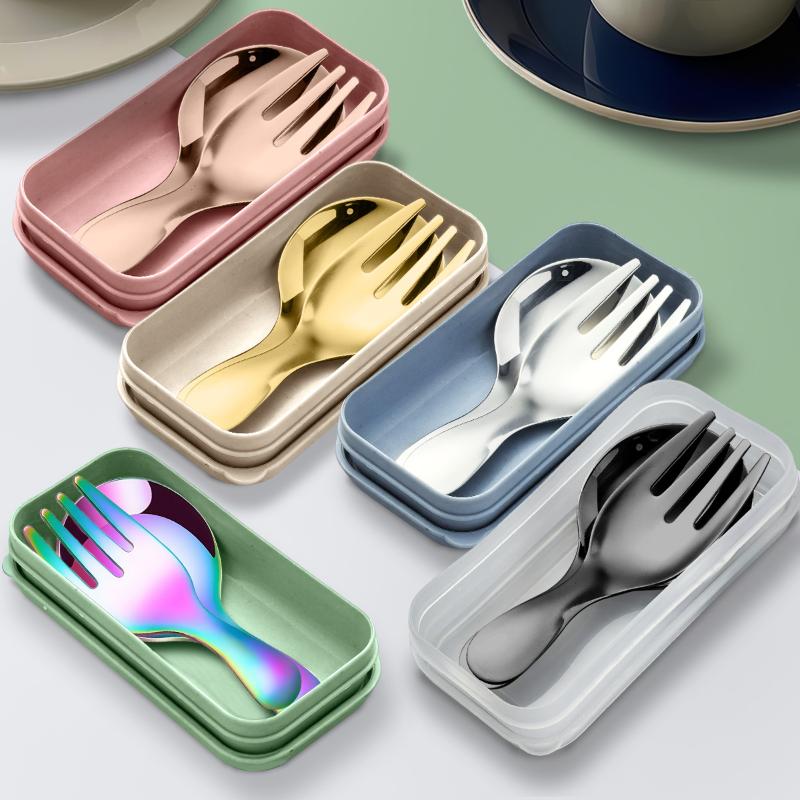 Stainless Steel Tableware Set  - Cooking Outdoor Camping ulasan dan harga