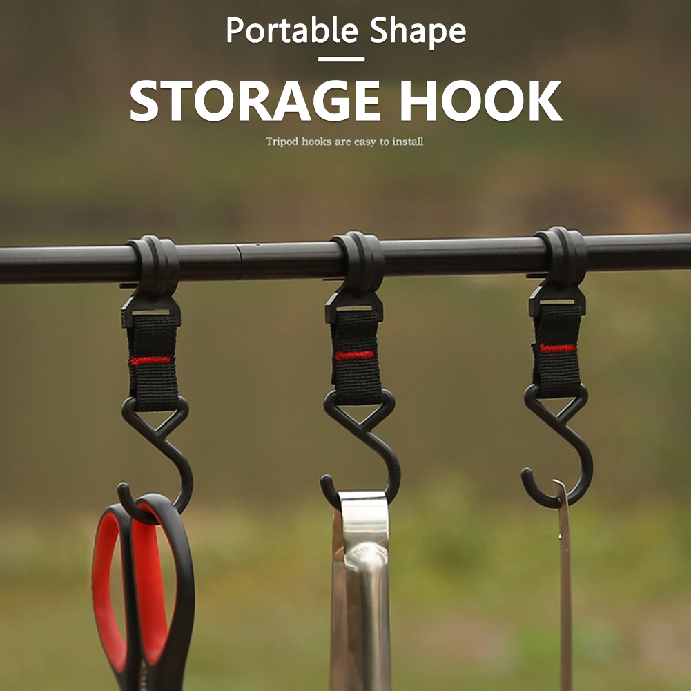 5/10pcs Outdoor Camping Moveab - Camping Cooking Utensil Holder ulasan dan harga