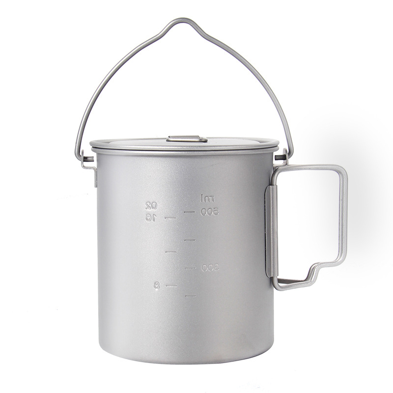 Outdoor Picnic Titanium Cookin - Camping Cooking Ware ulasan dan harga
