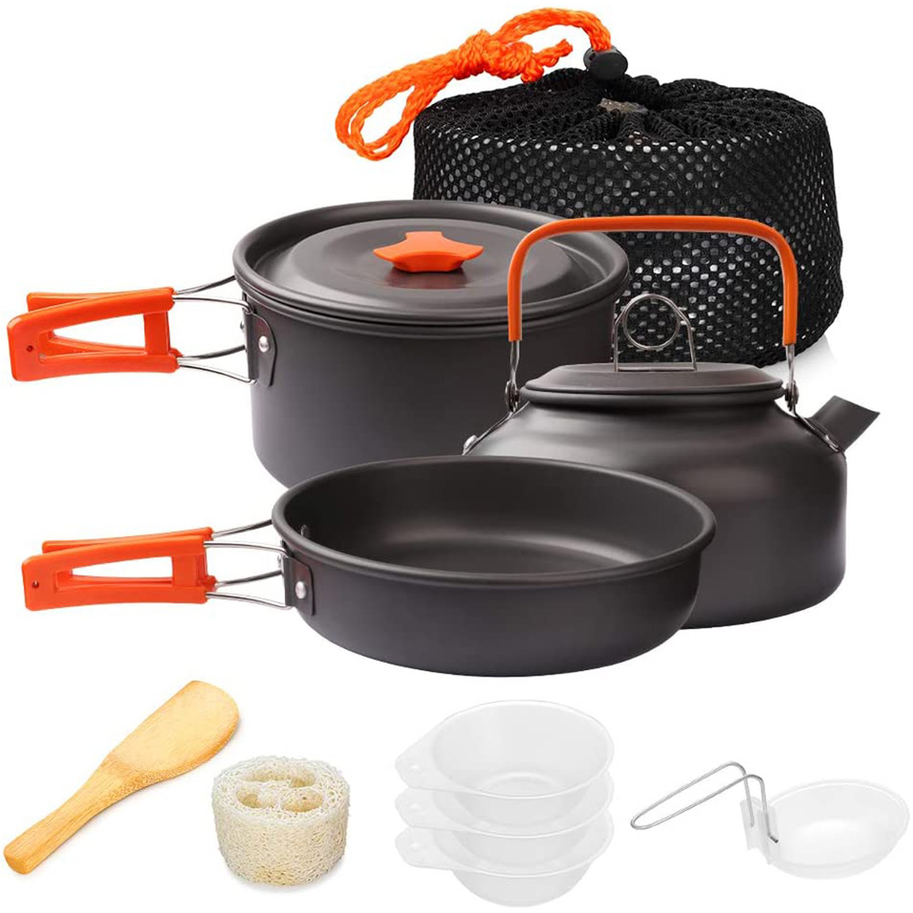 1pcs/1set Camping Cookware Kit - Camping Cooking Ware ulasan dan harga