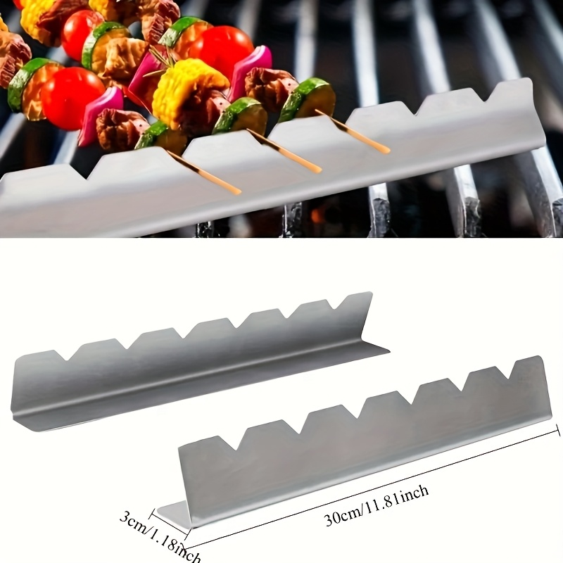 2pcs Kebab Rack Kebab Stands S - Camping Cooking Utensil Holder ulasan dan harga