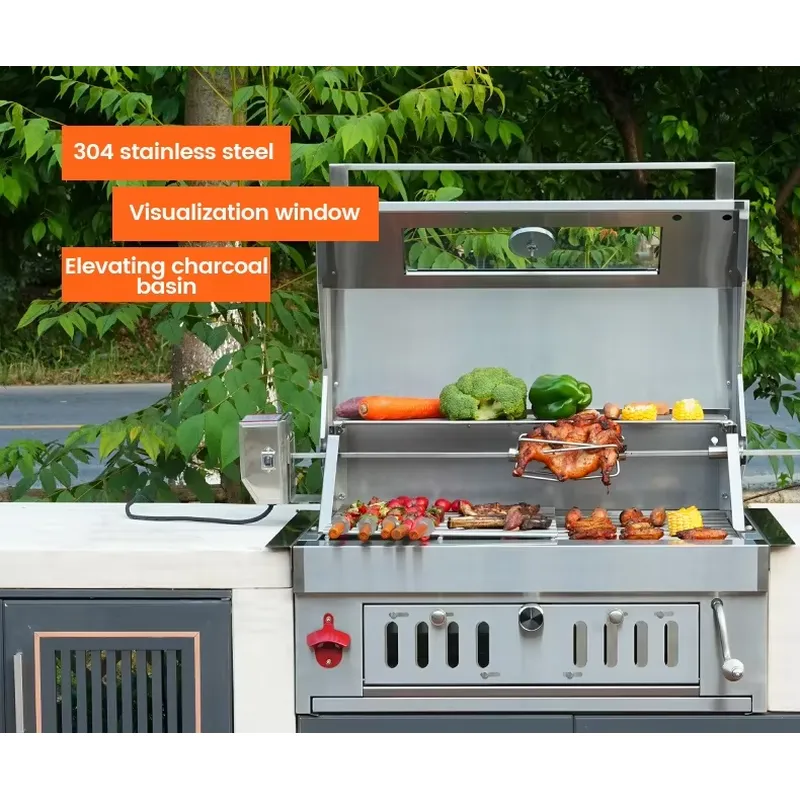 Portable Charcoal BBQ Grill Wa - Camping Cooking Grate ulasan dan harga
