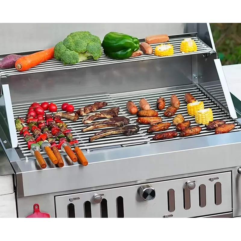 Portable Charcoal BBQ Grill Wa - Camping Cooking Grate ulasan dan harga