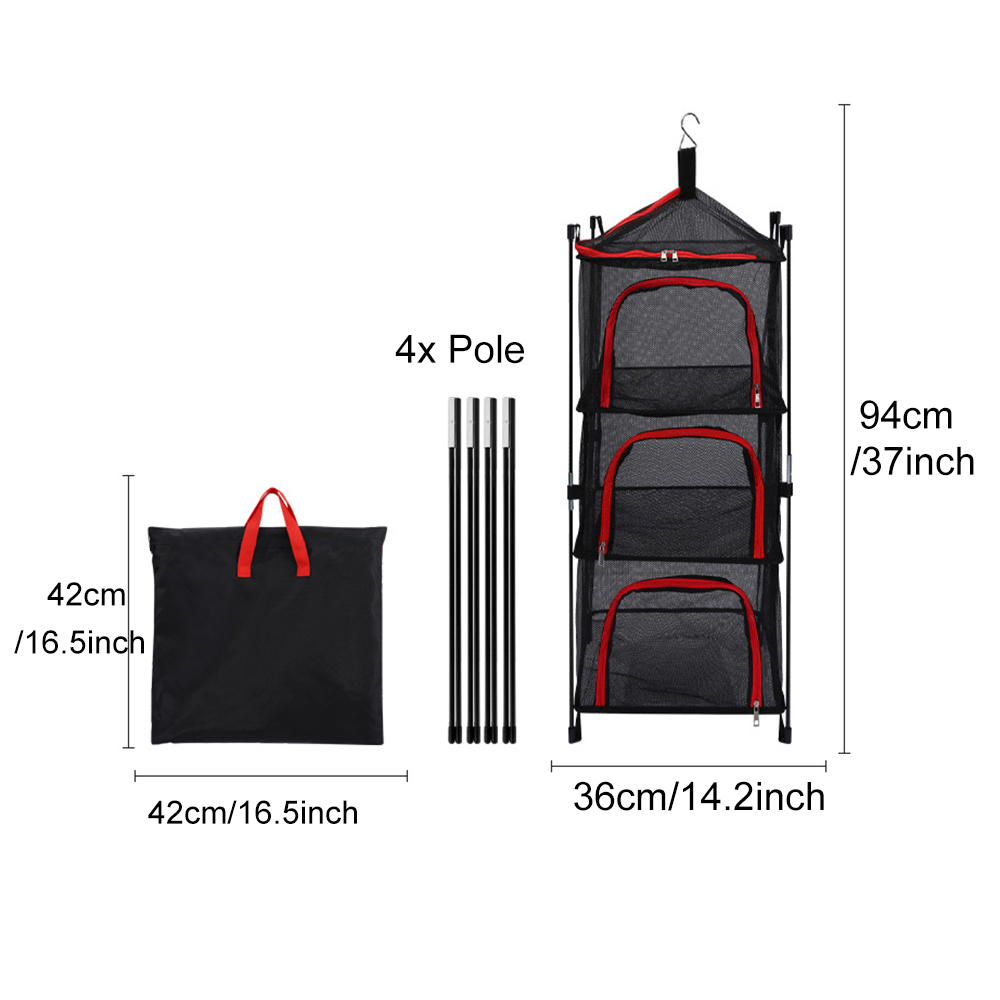 Camping Storage Drying Net 3 L - Camping Outdoor Cooking Equipment ulasan dan harga