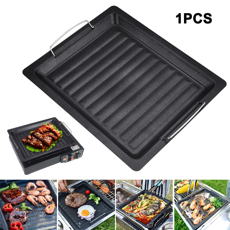 Outdoors Thick Square Grill Pa - Camping Cooking Ware ulasan dan harga