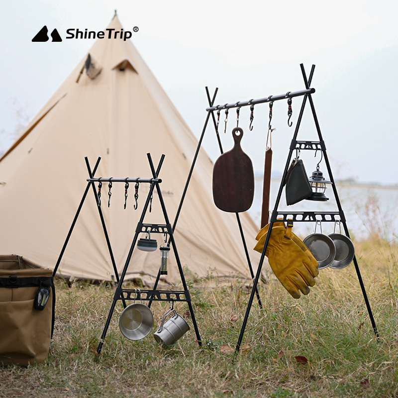 Shine Trip Outdoor Camping Tri - Camping Cooking Utensil Holder ulasan dan harga